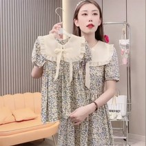 패밀리룩 모녀복 여름 플라워 원피스 프린세스 스커트