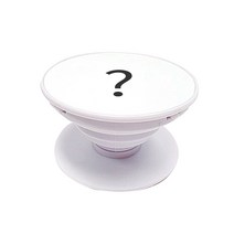 주문제작 커스텀 스마트 그립톡 포토 사진 굿즈 연예인, 1개, 원형화이트