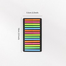 다채로운 크리에이티브 스티커 메모 패드 조합 자기 접착 스크랩북 일기 학교 사무실 액세서리 문구, [06] F