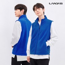 랜더스 라이트 폴라폴리스 조끼 후리스 LD40W BL