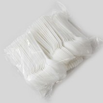테이크아웃 빙수 스푼 빙수재료, 1봉, 100개입