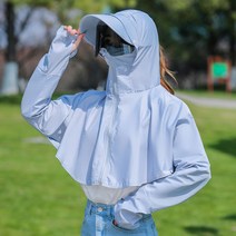 아이스 선케어 모자 풀 페이스 지니 선케어 헤드업, 단일옵션, 옵션12