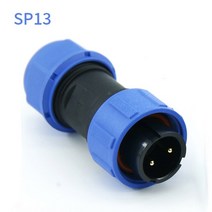 ★★★★★ CIXIYCX SP13 SP17 SP21 IP68 방수 커넥터 2/3/4/5/6/7/9P 후면 너트 항공 와이어 케이블 수 플매트 카펫 매트 러그, [02] SP13 Male Plug, [01] 2P, 02 SP13 Male Plug_01 2P