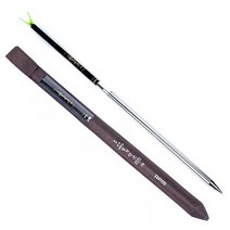 GIX991185블랙센스 민물 찌낚시 낚시 카본 민장대 받침대, 2절