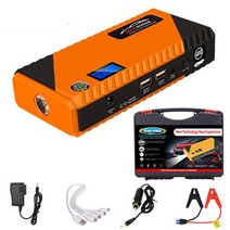 우스틴스 자동차 점프스타터 휴대용 USB 파워뱅크 보조배터리 28000mAH, 노랑