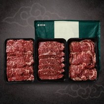 [참다올] 마장동 프리미엄 소고기 선물세트1.2kg(등심400g 부채살400g 살치400g), 단품
