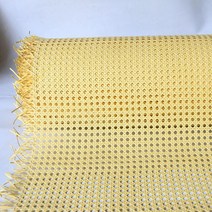 라탄케인 바구니 라탄 원단 40cm PE 플라스틱 등나무 웨빙 롤 지팡이 고리 버들 시트 의자 테이블 가구 수, 01 yellow_16 45x40cm