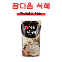 파낙스 참다음 전통식혜 1000g(790ml) x 1 낱개포장 찜질방 음료 원액 베이스, 790ml 1개입
