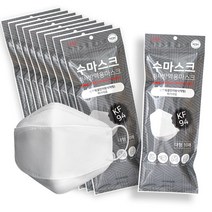 숨쉬기 편한 국산 KF94 식약처허가 수마스크 황사 방역용 마스크 대형 100매, KF94_황사방역용마스크, 화이트_대형(100매)