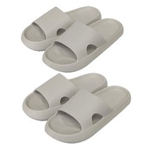 2개 세트 미끄럼방지욕실화 슬리퍼 발등낮은욕실화, 마시멜로여성샌드+마시멜로여성샌드