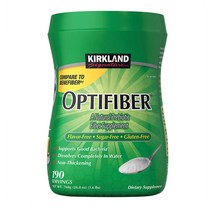Kirkland 커클랜드 시그니처 옵티파이버 프리바이오틱스 식이섬유 영양제 OPTIFIBER 760g, 1세트