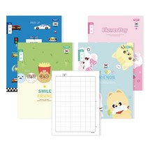 초등 노트 8칸 국어 남아 여아 공책 연습장 한글공책, (남아용／10권)