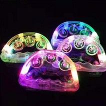 노래방탬버린 led 미니 무용 발 탬버린 탠 템버린 노래방용품 야광 나무 별 가죽 악기 쉐이킹 노이즈메이커 라이트 콘서트 파티 파티, 3-없음