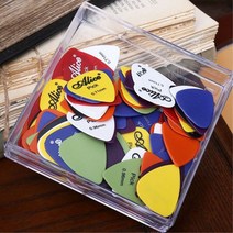 기타연주 우체국박스5호(3장)손잡이/AB골강 통기타피크 피크세트, 기타피크 혼합 100P