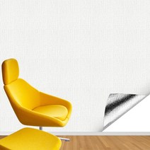 폼 실크벽지 접착식 단열 벽지 시트지 1T(10M), 화이트