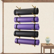 벽걸이형 폼블러 정리대 요가 매트 선반 보관 학원, 단일사이즈, 벽걸이형(6겹)흰