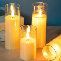 파티용 LED양초 전자촛불 세로12.5CM 무드등 기념일 생일 안전 이벤트용품 인테리어