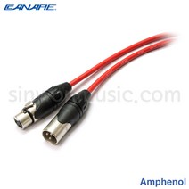 카나레 L-2T2S 1m 빨강색 마이크케이블 암페놀 XLR(F)-XLR(M)타입 CA-FM