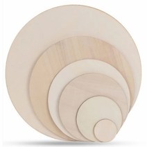 원형 나무화판 라운드 판넬합판 목제 우드판재 판자보드, 40cm