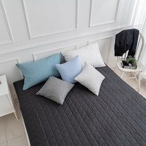 랑랑마켓 (특가) 온수매트 커버겸 침대패드및 카페트 차콜컬러