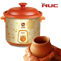 엔유씨3052 황토 세라믹용기 슬로우쿠커 3.5L 대용량, 상세페이지 참조
