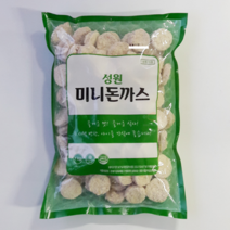 성원 미니돈까스 1KG 에어프라이어 어린이집 급식당 뷔페용 가정용 미니돈가스, 1팩