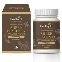 Healthy O Sheep Placenta 80000mg 120C, 120캡슐, 1개