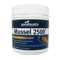 NZ 직구 Good Health 오메가3 뉴질랜드산 Mussel 2500MG 베스트 제품 하루 1-3알 300캡 1Pack, 상세참조, 수량