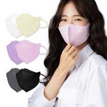 라이트핏 247 개별포장 새부리형 컬러마스크 MS 베이지 중소형 50매