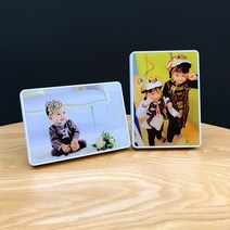 키미톡 주문제작 인테리어 사진 펄 미니 화이트액자 126 특별한선물