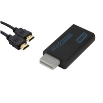 닌텐도 위 완벽호환 Wii to HDMI 변환 컨버터+HDMI 1.5M 케이블 블랙세트