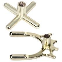 2pc 황동 브리지 헤드 풀 큐 스틱 프레임 폴 스누커 당구 9 볼 스누커 당구 액세서리 브리지 헤드, 협력사