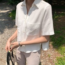 투포켓 소프트 반팔남방
