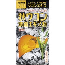 VIP 가을 심황 농축 추출물 90 알 약 1 개월 분 커큐민 14400mg GMP 인정 보충 감미료 보존료 증점제 유화제 등 불 첨가