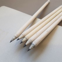(10개세트)신문재생지우개연필 HB 무지디자인 7자루