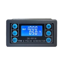 신호 발생기 캘리브레이터ZK-PP1K LCD 펄스 주파수 듀티 사이클 조정 가능한 신호 발생기 고정밀 감지 1Hz, 01 EU
