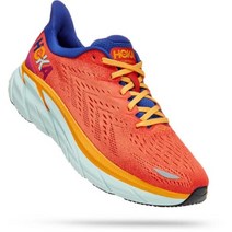 HOKA ONE Clifton 8 여성용 신발 블랙/화이트.