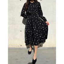 포미데이 헨리넥 플라워패턴 원피스