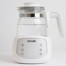디큐브 분유 타는 기계 전기 커피 포트 세척 가능 분유용 수유용 출산 준비 티포트겸용, 분유포트