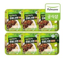 G 풀무원 식물성지구식단 한끼두부면 직화짜장 (160gX6개), 한끼두부면 직화짜장X6개