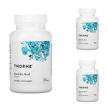 Thorne 쏜리서치 비타민C 아스코르빈산 60캡슐X3통 비타민씨 메가도스 아스코르빈산