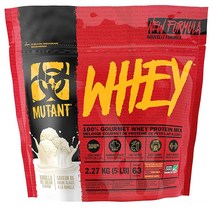 MUTANT 뮤탄트 웨이 유청 단백질 프로틴 고메 쉐이크 파우더 가루 바닐라 아이스크림 100% Whey 2.27kg, 1세트
