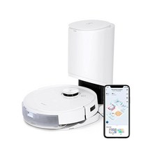 ECOVACS DEEBOT T9+ 로봇 진공 및 대걸레 콤보 자동 비우기 스테이션 정밀 레이저 매핑 3D 지도 진동 걸레 3000Pa 흡입 최대 60일 동안 핸즈프리 청