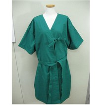 DJ 엑스레이가운 가운 까운 롱 환자복 환자가운 초음파가운 병원가운 초음파젤 소노젤 초음파옷 X레이가운 관공서, 1개