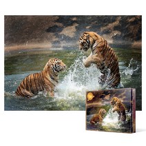1000피스 직소퍼즐 / 맹호의 물놀이, 단품