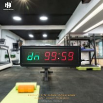 복싱타임벨 복싱타이머 주싯수 크로스핏 1.5 인치 6 자리 LED 타이머 권투 체육관 Crossfit tabata EMOM 간, 한개옵션0