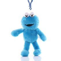 웃는엘모인형 엘모 굿즈 Elmo 세서미 스트리트 애착인형 15cm 쿠키 에린 버트 빅버드 인형 소프트 봉제, Cookie Monster