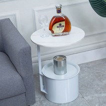 모서리장 코너장 틉새수납 선반신제품 다기능 더블 레이어 간단한 소파 코너 테이블 커피 조명 럭셔리 스, 03 C