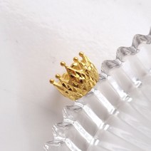리쥬샵 순금 뾰족 왕관돌반지 24k 1돈 3.75g 백일반지 아기반지