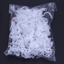 플라스틱 토마토 덩굴 클립 정원 식물 지지대 격자 꼬기 온실 용품 50 개, 한개옵션0